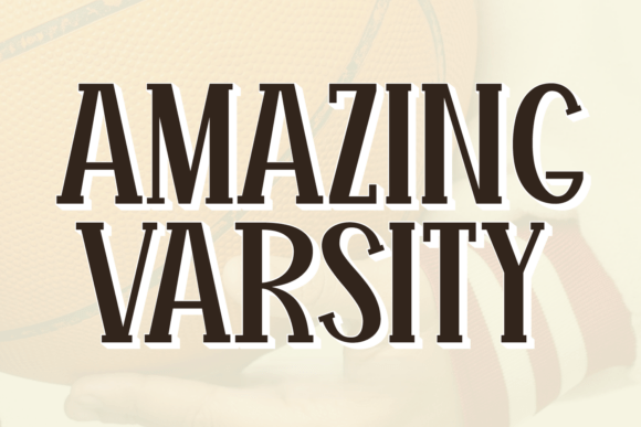 Amazing Varsity: A Font That Elevates Your Brand