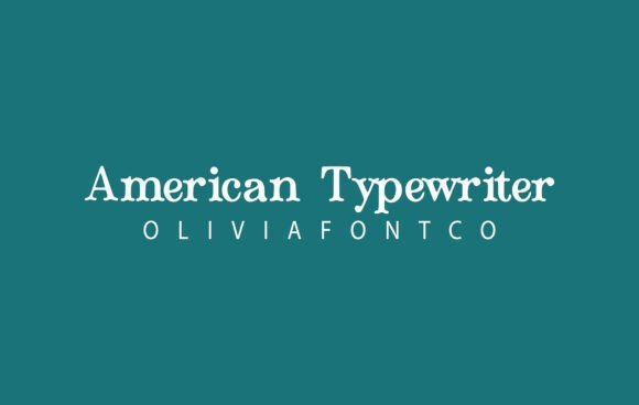 American Typewriter: A Versatile Handwritten Font for Creative Projects