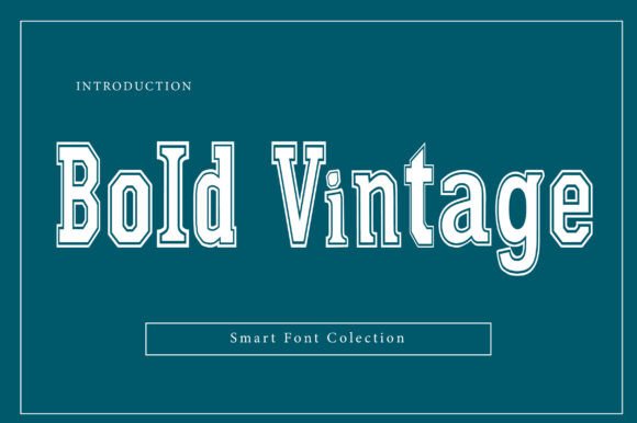 Bold Vintage: A Timeless Font for Modern Design