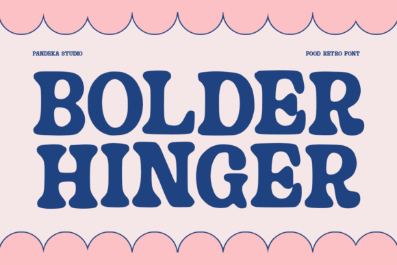 Bolder Hinger: A Retro Font with Bold Charm