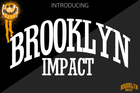 Brooklyn Impact: A Bold Font for Dynamic Designs