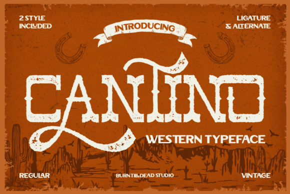 Cantino: The Western Typeface That Brings the Frontier to Your Designs