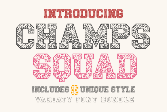 Champs Squad: A Fun and Versatile Font Collection for Creative Projects