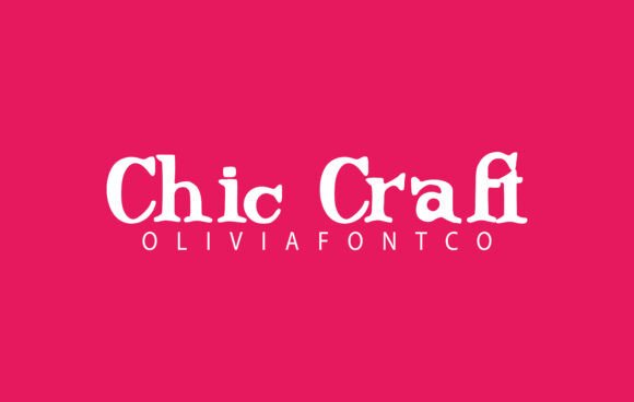 Chic Craft Font: Elevating Handwritten Typography with a Romantic Touch