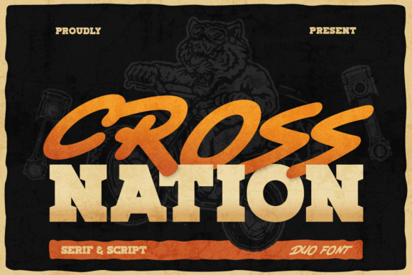 Crossnation: The Ultimate Duo Font for Adventure and Boldness