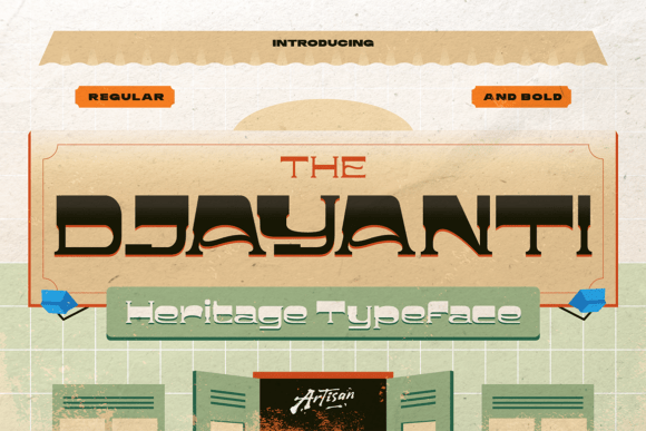 Djayanti: A Bold Heritage-Inspired Typeface for Modern Design