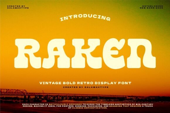 How Raken Elevates Design with Vintage Boldness