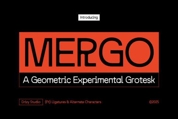 Mergo: A Font That Defies the Rules of Design