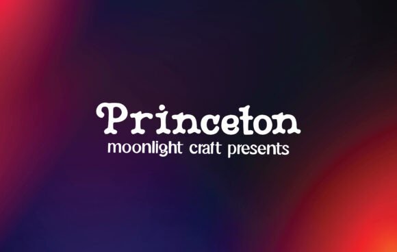 Princeton Font: A Handwritten Typeface for Creative Excellence