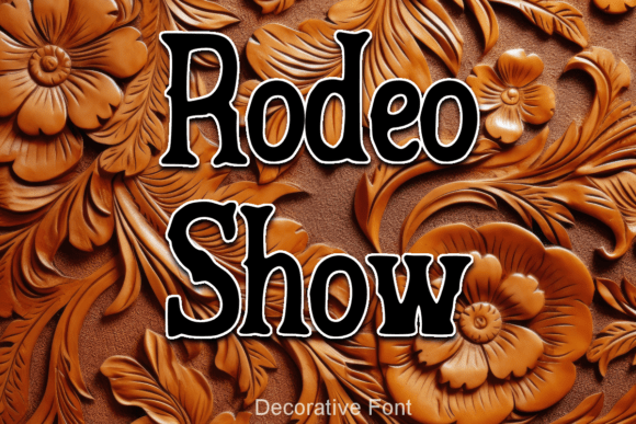 Rodeo Show: A Premium Font for Western-Inspired Design