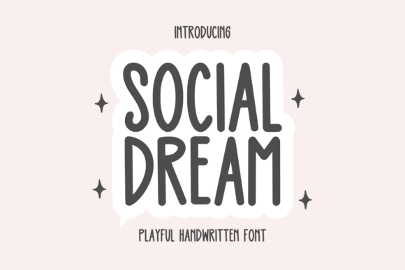 Social Dream Font: A Whimsical Design for Creative Projects