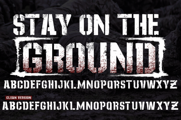 Stay on the Ground: A Bold Font for High-Impact Design