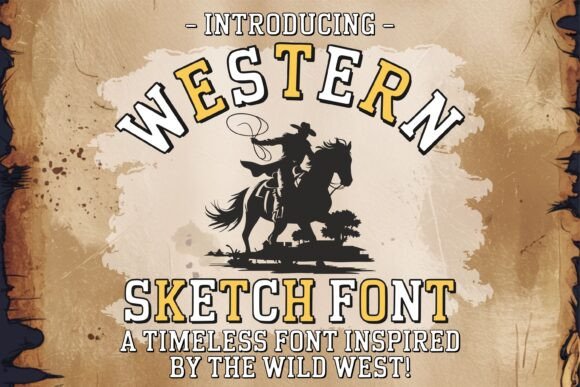 Western Sketch: A Bold Typeface for Authentic Western Design